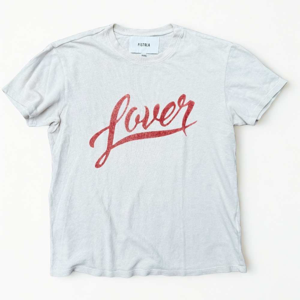 PISTOLA 'Lover' Palmer Hemp Boxy Tee XXS